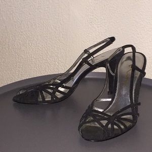 SPARKLY BUT CLASSY NINA FORMAL HEELS SZ 8.5